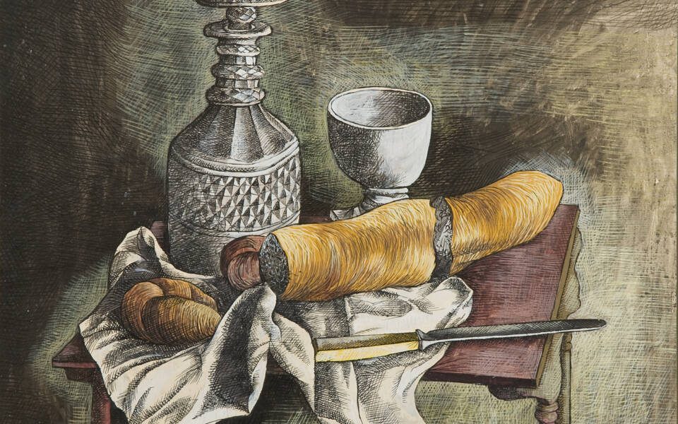 John Craxton, Still Life with Decanter I